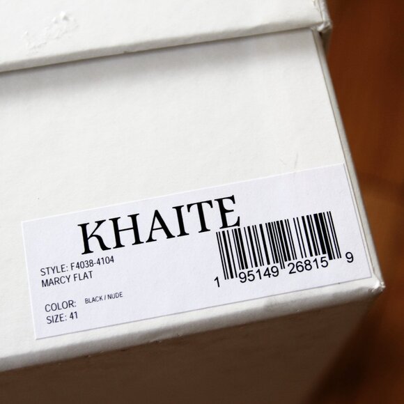 BNWT AW24 KHAITE MARCY FLAT 37.5 & 41 - Picture 7 of 12